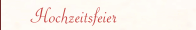 Hochzeitsfeier